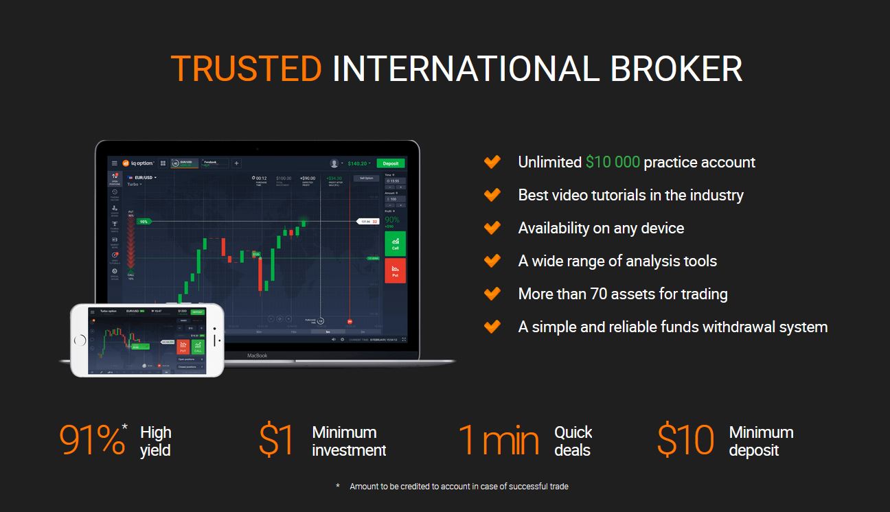 Autres avantages d' IQ Option