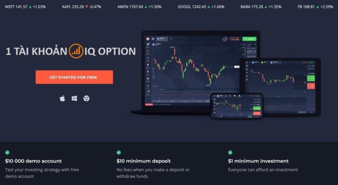 Hver handelsmann må handle med bare én konto i IQ Option