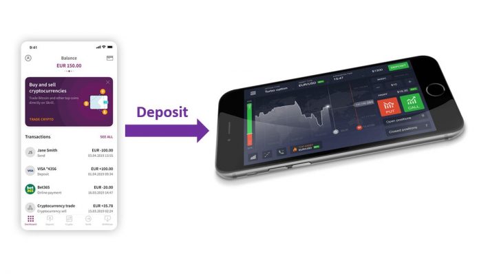 How to deposit money to IQ Option with Skrill e-wallet