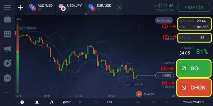 IQ Option में स्मार्टफोन पर ट्रेड कैसे करें